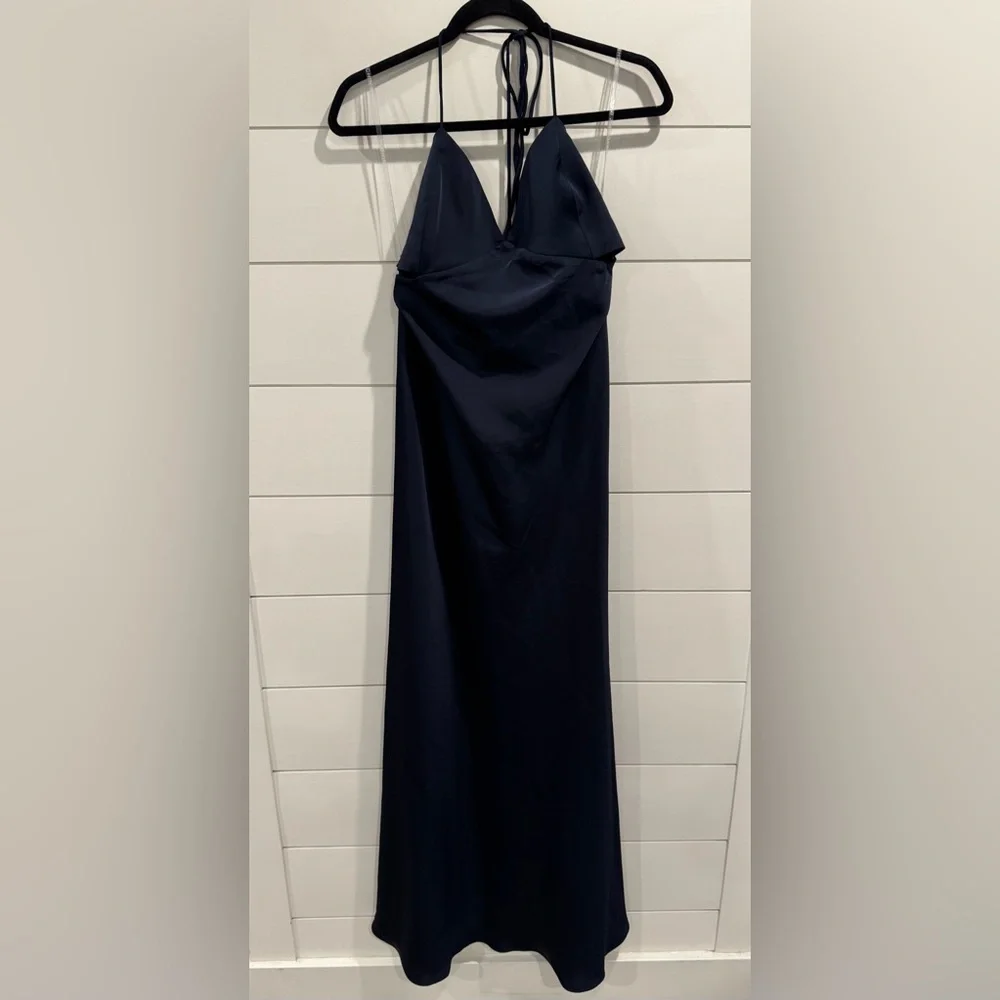 NWT Sachin & Babi navy Alexandra gown - Picture 4 of 6